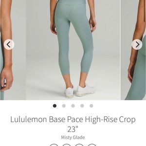 Lululemon base pace leggings